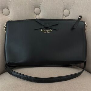 Kate Spade Black Leather Crossbody Bag